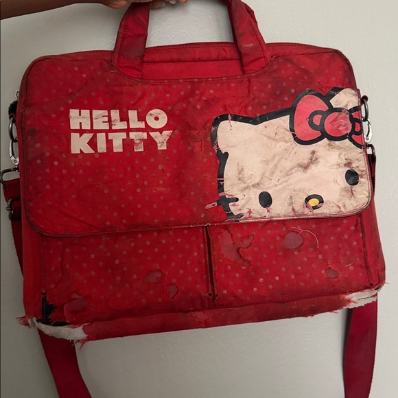 Hello Kitty Other - Hello Kitty Laptop Bag 💼 (severely damaged)